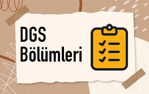 dgs bölümleri görseli